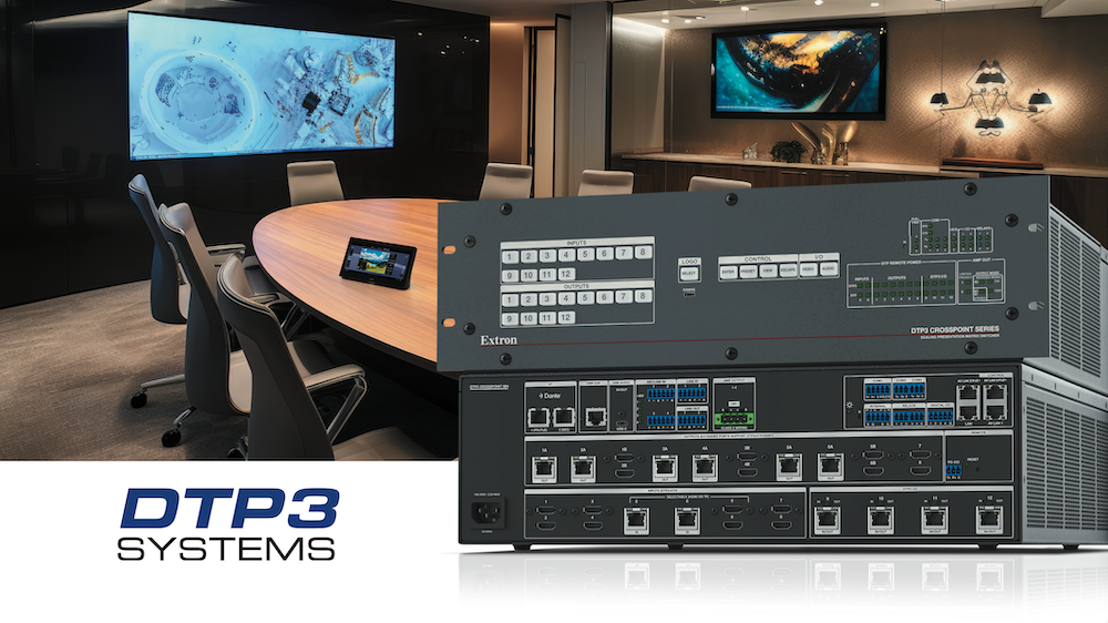 Extron DTP3 CrossPoint – универсальная матричная система нового поколения для 4K/60 AV-решений