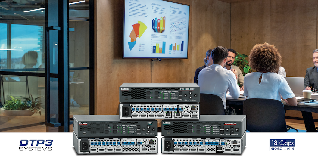 Новинка 2025 года: Extron DTP3 IN2004 Series – компактное, но мощное решение для AV-систем